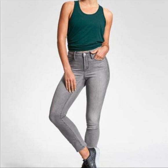 Athleta Sculptek Skinny High Rise Gray Jeans - Picture 4 of 8